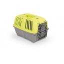 Переноска для собак MPS Pratico с пластиковой дверцей голубой 48x31,5x33