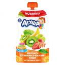 Пюре фруктовое Агуша Яблоко, банан, клубника, киви 90 г