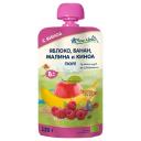 Пюре детское Fleur Alpine ЯБЛОКО, БАНАН, МАЛИНА И КИНОА, с 8 месяцев, 120 г