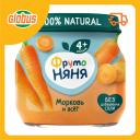 Пюре ФрутоНяня Морковь, с 4 месяцев