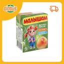Нектар детский Малышам Яблоко-персик, с 5 месяцев