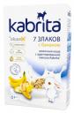 Сухая многозерновая каша на адаптированной козьей смеси Kabrita с бананом 6+ БЗМЖ, 180 г