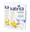 Каша Kabrita 7 злаков на козьем молочке с бананом с 6 месяцев, 180г, 2шт/упк
