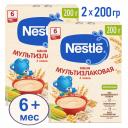 Безмолочная мультизлаковая каша Nestle 5 злаков, 2х200гр