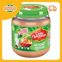 Пюре Сады Придонья Яблоко, персик, с 5 месяцев