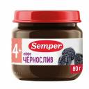 Пюре Semper Чернослив, 80 г, с 4 месяцев 1 шт.