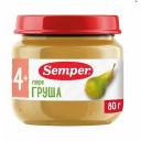 Пюре Semper Груша, 80 г, с 4 месяцев 1 шт.