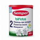 Молочная смесь Semper Bifidus 2 от 6 до 12 мес. 400 г