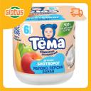 Творог Тёма с яблоком, персиком и бананом с 6 месяцев