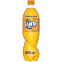 Напиток безалкогольный сильногазированный Fanta апельсин с витамином С пластик 0.9 л