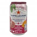 Напиток Sanpellegrino безалкогольный среднегазированный апельсин гранат 0.33 л