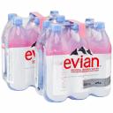 Вода питьевая минеральная столовая Evian природная негазированная 12 штук по 1 л