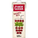 Напиток сокосодержащий Моя Семья из яблок, аронии и вишни с экстрактом мяты 0,95 л