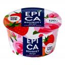 Йогурт Epica Bouquet клубника-роза 4,8% БЗМЖ 130 г