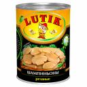 Шампиньоны Lutik резаные 425 г ж/б Китай