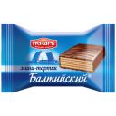 Торт вафельный глазированный" Балтийский" мини, фабрика Крупской, 1000 гр