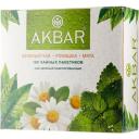 Akbar зеленый мята-ромашка чай в пакетиках, 100 шт