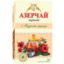Чай в пакетиках черный Азерчай Мудрость природы, с каркаде, 20 шт, в сашетах