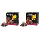 Чай Curtis Isabella Grape черный листовой с кусочками и ароматом винограда 20 пирамидок 2 упаковки