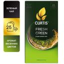 Чай зеленый в пакетиках CURTIS "Fresh Green" 25 пакетиков, мелколистовой
