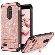BENTOBEN Кейс для Назначение LG K10 2018 / K10 (2017) Защита от удара / со стендом / Покрытие Кейс на заднюю панель Сияние и блеск Твердый Кожа PU / ТПУ / ПК для LG K10 2018 / LG K10 (2017) BENTOBEN Кейс для Назначение LG K10 2018 / K10 (2017) Защита от удара / со стендом / Покрытие Кейс на заднюю панель Сияние и блеск Твердый Кожа PU / ТПУ / ПК для LG K10 2018 / LG K10 (2017)