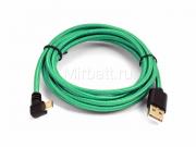 MirBatt Кабель синхронизации USB - Micro USB (200 см) в оплетке, угловой код 100.01087 MirBatt Кабель синхронизации USB - Micro USB (200 см) в оплетке, угловой код 100.01087