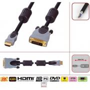 Кабель HDMI Plug - DVI-D Plug 10.00 м Luxmann 467-006-1 Уценка Кабель HDMI Plug - DVI-D Plug 10.00 м Luxmann 467-006-1 Уценка
