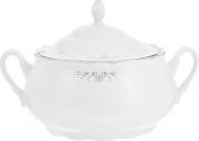 Супница Constance (декор Серый орнамент, отводка платина) Thun CB277164 Супница Constance (декор Серый орнамент, отводка платина) Thun CB277164