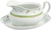 Соусник Menuet (декор Роза, зеленая отводка) Thun CB256792 на moi-tvoi.ru Соусник Menuet (декор Роза, зеленая отводка) Thun CB256792 на moi-tvoi.ru