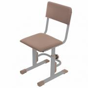 Стул для школьника регулируемый Polini kids City / Polini kids Smart S, серый-макиато Стул для школьника регулируемый Polini kids City / Polini kids Smart S, серый-макиато