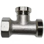Клапан запорный SR Rubinetterie прямой ВР-НР 1/2"х3/4", без хвостовика Клапан запорный SR Rubinetterie прямой ВР-НР 1/2"х3/4", без хвостовика