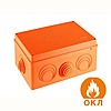 Коробка огн. E60-E90, о/п 210х150х100, без галогена, 8 вых., IP55, 4P, (0, 15-2, 5мм2), цвет оранж., JBS210, Экопласт - 43806HF Коробка огн. E60-E90, о/п 210х150х100, без галогена, 8 вых., IP55, 4P, (0, 15-2, 5мм2), цвет оранж., JBS210, Экопласт - 43806HF