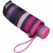 Isotoner Mini Slim Rayure Arty - Зонт механический, ультра тонкий 5 сложений, Розовая полоса Isotoner Mini Slim Rayure Arty - Зонт механический, ультра тонкий 5 сложений, Розовая полоса