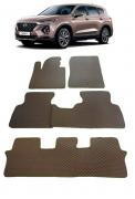 Hyundai Santa Fe IV 7 мест 2018 - н.в. коврики EVA Smart Только водительский Hyundai Santa Fe IV 7 мест 2018 - н.в. коврики EVA Smart Только водительский