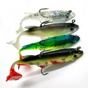 4 pcs Рыболовная приманка Мягкие приманки Shad Мягкие джеркбейтами Мягкие пластиковые Тонущие Морское рыболовство Спиннинг Пресноводная рыбалка / Ловля мелкой рыбы 4 pcs Рыболовная приманка Мягкие приманки Shad Мягкие джеркбейтами Мягкие пластиковые Тонущие Морское рыболовство Спиннинг Пресноводная рыбалка / Ловля мелкой рыбы