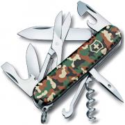 Нож перочинный Victorinox Climber 91 мм 14 функций зелёный камуфляж Нож перочинный Victorinox Climber 91 мм 14 функций зелёный камуфляж