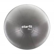 Фитбол Starfit PRO GB-107 75 см, 1400 гр, без насоса, серый (антивзрыв) Фитбол Starfit PRO GB-107 75 см, 1400 гр, без насоса, серый (антивзрыв)