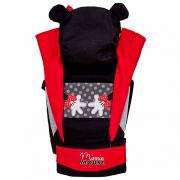 Рюкзак-Эрго Polini kids Disney baby Минни Маус, с вышивкой, черный Рюкзак-Эрго Polini kids Disney baby Минни Маус, с вышивкой, черный