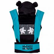 Рюкзак-Эрго Polini kids Disney baby Микки Маус, с вышивкой, черный Рюкзак-Эрго Polini kids Disney baby Микки Маус, с вышивкой, черный