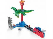Игровой набор Mattel Hot Wheels Сити Воздушная атака дракона-робота GJL13 Игровой набор Mattel Hot Wheels Сити Воздушная атака дракона-робота GJL13