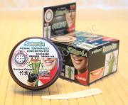 Тайская зубная паста "Бамбук и уголь" 5star4a Herbal toothpaste bamboo charcoal, 25g Тайская зубная паста "Бамбук и уголь" 5star4a Herbal toothpaste bamboo charcoal, 25g