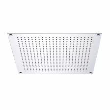 Carimali MYDREAM Потолочная душевая лейка, 410x410 мм, 484 силиконовые форсунки, хромированный из нержавеющей стали. 1форсунка: дождь, хром