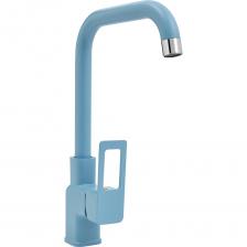 Современный однорычажный смеситель для кухни с высоким поворотным изливом от компании «СЛАВЕН» c собственной сборочной линией полного цикла в Подмосковье. Изготовлен из высококачественной латуни, соответствующей ГОСТ 15527-2004. Сертифицирован в Главном контрольно-испытательном центре питьевой воды ООО «ГИЦ ПВ». Продукция СЛАВЕН обеспечена гарантийным обслуживанием в течении 8 лет с момента покупки. Комплектуется гибкой подводкой из фибронейлона собственного производства, паспортом изделия с гарантийным талоном, пластиковым аэратором и универсальной монтажной гайкой.