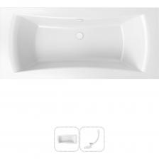 Прямоугольная ванна Evan производится в классических размерах 17075, 18080 см и в увеличенных XL-размерах: 19090 и 20090 см. Просторная купель, удобные пологие спинки и смещенный в центр ванны слив позволяют максимально комфортно расположиться и принимать водные процедуры вдвоем. Широкие торцевые бортики ванны позволяют с легкостью разместить часто используемые предметы гигиены. Армированные стенки и дно ванны способны выдержать значительную нагрузку, что подтверждено в ходе многочисленных испытаний. Основа ванн из литьевого акрила — жесткий 4 мм лист полиметилметакрилата (ПММА), который помещают в вакуум-формовочное оборудование и под большим давлением заполняют матрицу будущей ванны. Для максимальной прочности конструкции по всему основанию купели закладывается усиленная плита ДСтП, а внешняя сторона покрывается смесью полимера с отвердителем и ровингом. После отверждения в ванне высверливают отверстия для слива-перелива. Сифон-автомат Useful Extras от Wellsee изготовлен из полипропилена высокой термической стойкости и прочности, неуязвим к воздействию агрессивных химических средств. Самоочищающаяся форма и изгибы сифона препятствуют скоплению грязи внутри обвязки и поддерживают высокую пропускную способность — 50 л/мин.