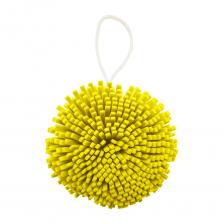 SOLOMEYA Мочалка спонж для тела, желтая / Bath Sponge yellow 1 шт