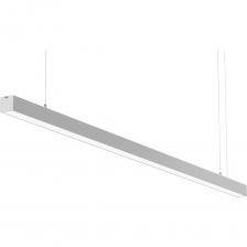 Линейный светодиодный светильник 30-40 излучает световой поток в 4500 Лм, потребляя при этом 60 Вт, что является эквивалентом лампы накаливания 450 Вт. Такой яркости достаточно для освещения площади 20 м?. В светильнике используются светодиоды с дневным белым цветом свечения и цветовой температурой 4000 К, которая наиболее близка к естественному солнечному свету. Корпус светильника изготовлен из алюминия в современном дизайне и благодаря материалу имеет отличные теплоотводящие качества, что увеличивает срок службы светодиодов. Размер светильника 1480х40х40 мм. Рассеиватель изготовлен из полипропилена и сохранит свои качества на протяжении всего срока службы. Степень защиты светильника от пыли и влаги соответствует стандарту IP40, что подразумевает эксплуатацию в сухих, проветриваемых помещениях. В комплекте со светильником поставляются тросики для подвешивания светильника и два вида крепежей для закрепления тросов. Благодаря надежному драйверу светодиоды защищены от скачков напряжения, а сам светильник сохраняет равномерное свечение. Работает от сети с напряжением 230 В.