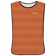 Манишка футбольная детская на резинке ONLYTOP Print, р. 36-40, цвет оранжевый