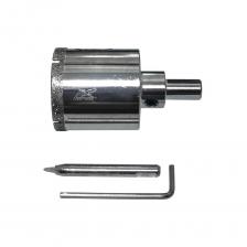 Сверло алмазное предназначено для сверления стекла, кафеля, керамической плитки, изделий из керамики и гранита. Не предназначены для работы в ударном режиме и без охлаждения водой. Необходимо ограничивать скорость подачи и частоту оборотов во избежание перегрева коронки. Для работы лучше всего использовать аккумуляторную дрель или шуруповерт, имеющий высокий крутящий момент в сочетании с невысокими оборотами. Внимание, изображение товара может отличаться от реального! Верные параметры указаны в технических характеристиках товара.