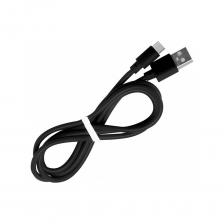 Дата-кабель SMARTBUY USB 2.0 Type-C to Type-C, fast charging, черный, 1 м iK-3112fc black