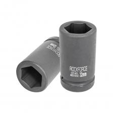 Головка ударная Rockforceпредназначена для откручивания/закручивания крепежа с помощью пневмогайковерта/трещетки.Отлично подойдет для гаража и автомастерской, в ремонтных работах.В отличие от обычных, ударные головки изготавливаются из хром-молибдена, что дает им упругость и пластичность. Это позволяет применять их с ударным инструментом, создающим большие нагрузки.